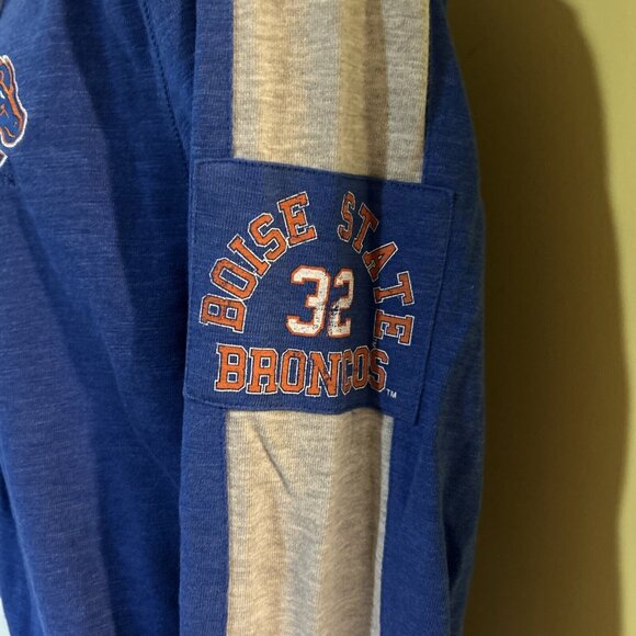 NEW Boise State University BSU Broncos Colosseum LS Blue Full Zip Jacket Men's L - Picture 4 of 7